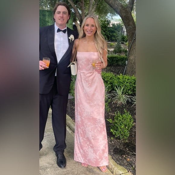 Reformation Frankie Dress - Powder Pink - Size 2 - Picture 9 of 12